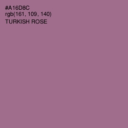 #A16D8C - Turkish Rose Color Image